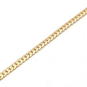 Bracelet  ~ Link Chain ~ Gold ~ 8 1/4"